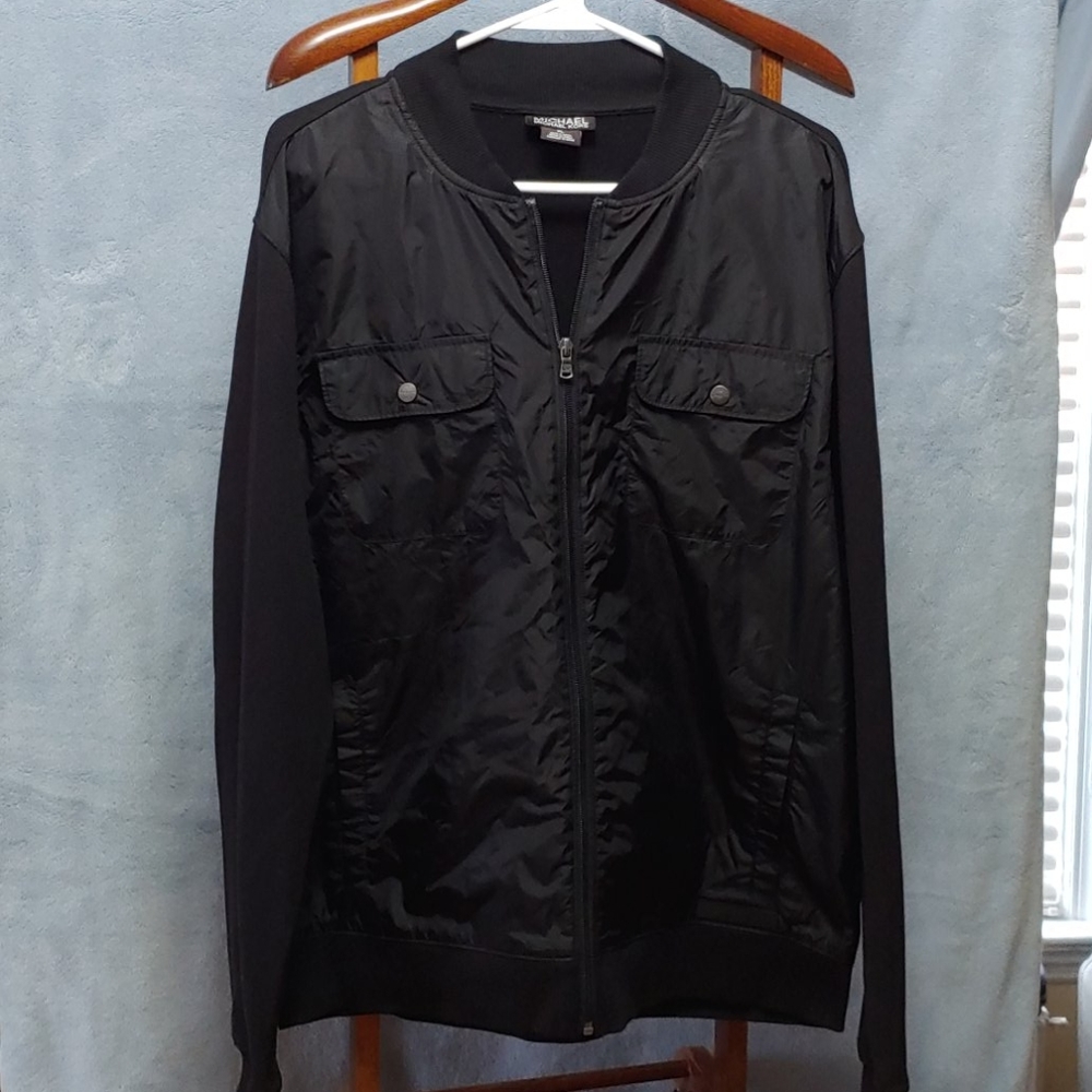 Michael Kors zip up lightweight bomber jacket